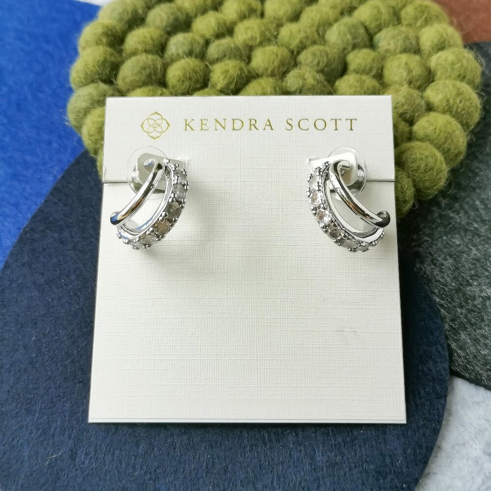 Kendra Scott Silver Hoop Earrings